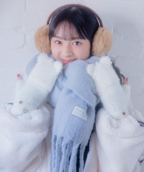 PINK-latte/ピンク ラテ もこもこイヤーマフ モカブラウン(042) 00