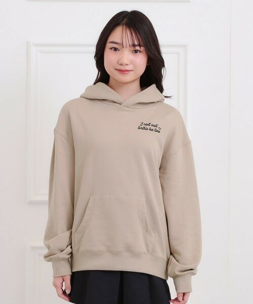 PINK-latte / ピンク ラテ パーカー | くま耳チュニックパーカー | 詳細1