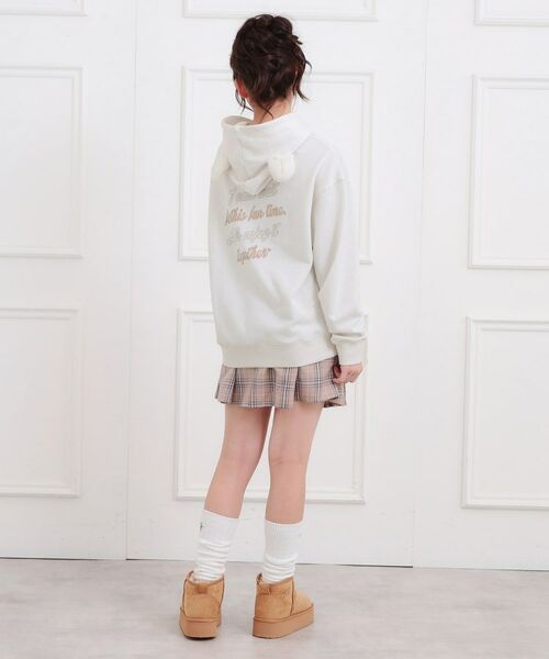 PINK-latte / ピンク ラテ パーカー | くま耳チュニックパーカー | 詳細11