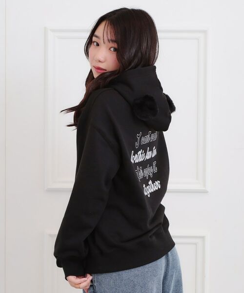 PINK-latte / ピンク ラテ パーカー | くま耳チュニックパーカー | 詳細13