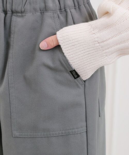 PINK-latte / ピンク ラテ パンツ | ピーチ起毛リボン付カーゴパンツ | 詳細5