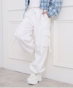 PINK-latte / ピンク ラテ パンツ | ピーチ起毛ベーシックカーゴパンツ