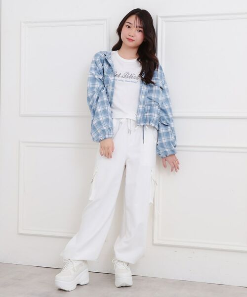 PINK-latte / ピンク ラテ パンツ | ピーチ起毛ベーシックカーゴパンツ | 詳細11