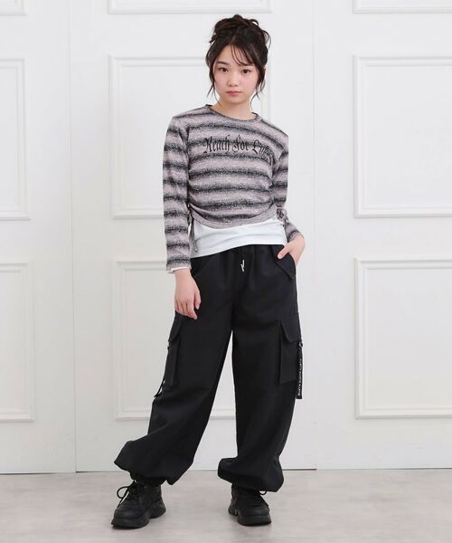 PINK-latte / ピンク ラテ パンツ | ピーチ起毛ベーシックカーゴパンツ | 詳細14