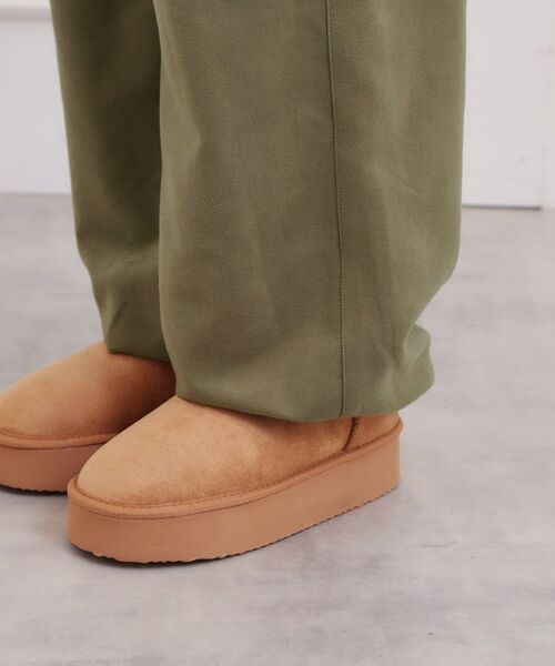 PINK-latte / ピンク ラテ パンツ | ピーチ起毛ベーシックカーゴパンツ | 詳細7