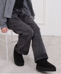 PINK-latte / ピンク ラテ パンツ | 裏起毛イージーロングパンツ