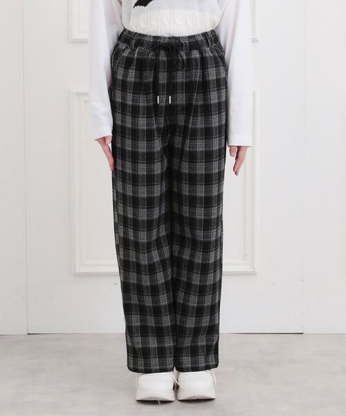 PINK-latte / ピンク ラテ パンツ | 裏起毛イージーロングパンツ | 詳細1