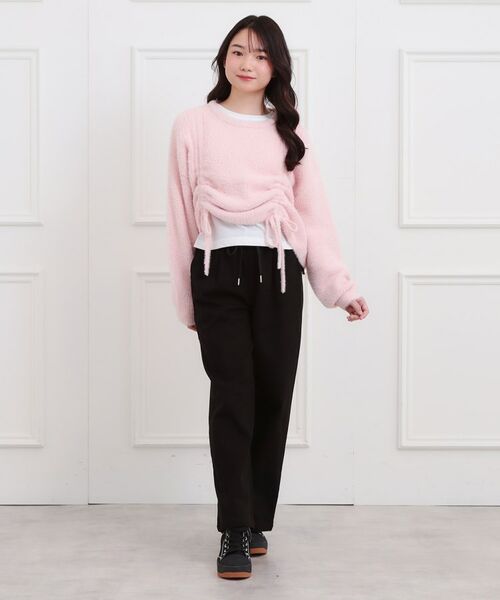 PINK-latte / ピンク ラテ パンツ | 裏起毛イージーロングパンツ | 詳細10