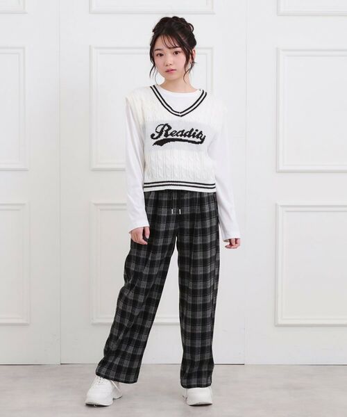 PINK-latte / ピンク ラテ パンツ | 裏起毛イージーロングパンツ | 詳細12