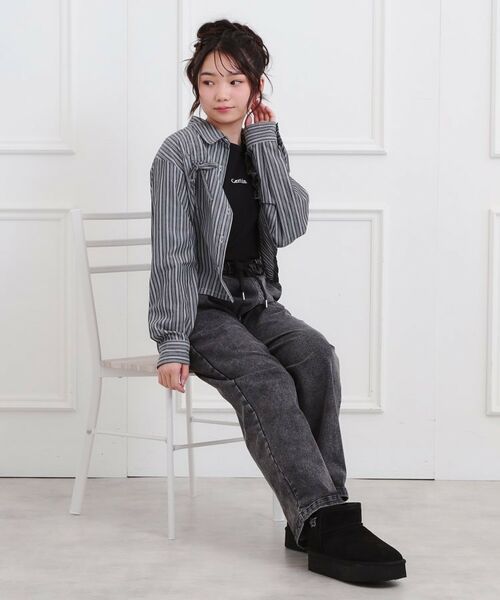 PINK-latte / ピンク ラテ パンツ | 裏起毛イージーロングパンツ | 詳細18