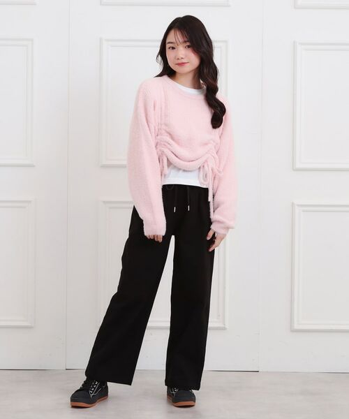 PINK-latte / ピンク ラテ パンツ | 裏起毛イージーロングパンツ | 詳細8