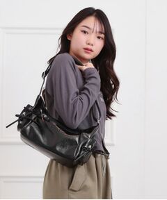 PINK-latte / ピンク ラテ ショルダーバッグ | 細リボン2wayショルダー