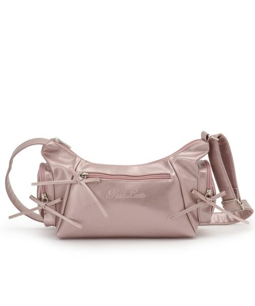 PINK-latte / ピンク ラテ ショルダーバッグ | 細リボン2wayショルダー | 詳細9