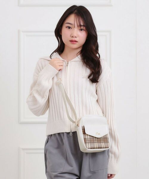 PINK-latte / ピンク ラテ ショルダーバッグ | フラップチェックショルダー | 詳細1