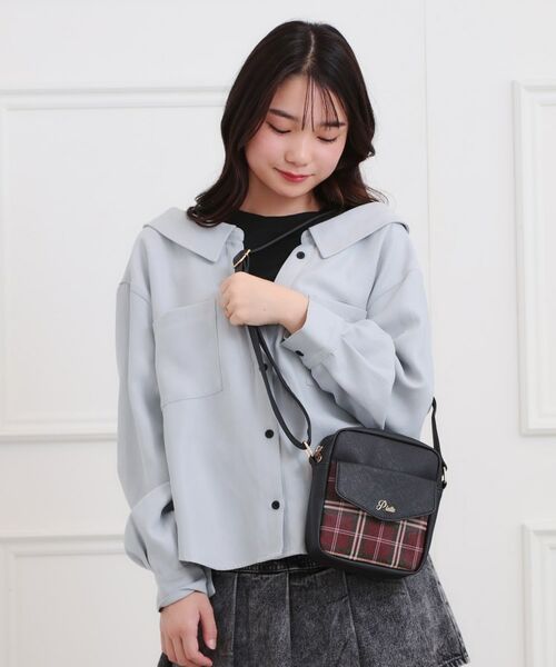 PINK-latte / ピンク ラテ ショルダーバッグ | フラップチェックショルダー | 詳細3