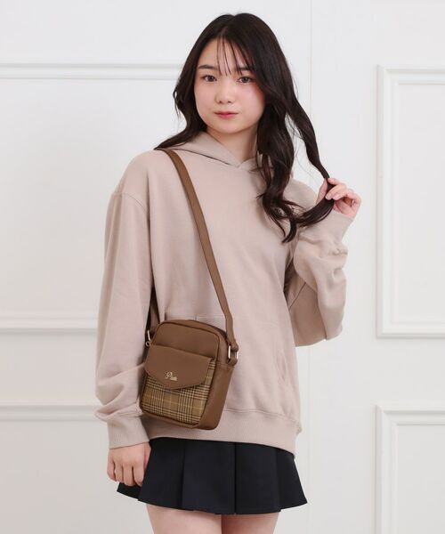 PINK-latte / ピンク ラテ ショルダーバッグ | フラップチェックショルダー | 詳細5