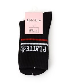 PINK-latte / ピンク ラテ ソックス | ラインショートソックス