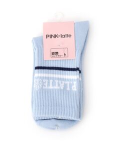 PINK-latte / ピンク ラテ ソックス | ラインショートソックス