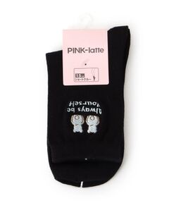 PINK-latte / ピンク ラテ ソックス | クマショートソックス
