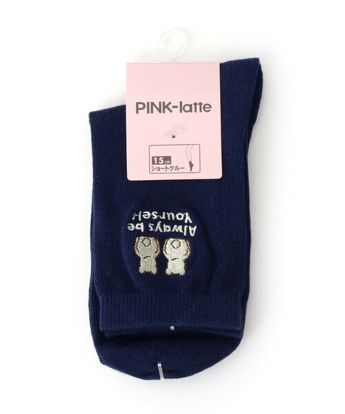 PINK-latte / ピンク ラテ ソックス | クマショートソックス | 詳細1