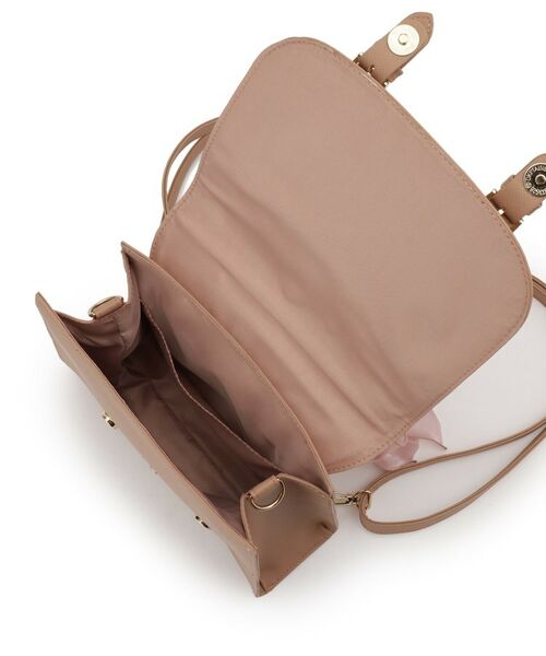 PINK-latte / ピンク ラテ ショルダーバッグ | リボンチャーム付きガーリーサッチェル | 詳細13