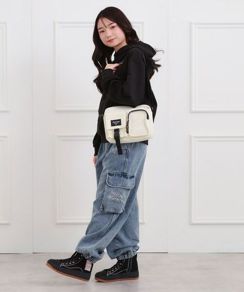 PINK-latte / ピンク ラテ ショルダーバッグ | Wポケカジュアルショルダー | 詳細2