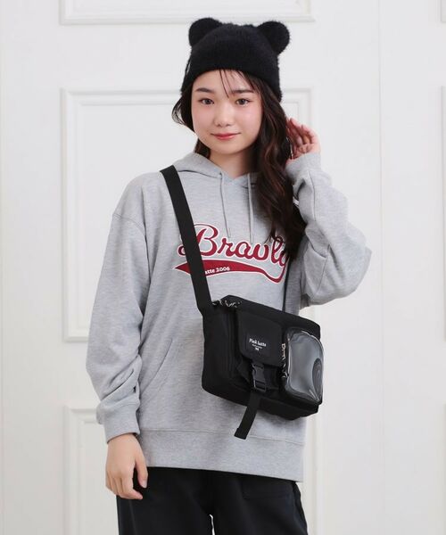 PINK-latte / ピンク ラテ ショルダーバッグ | Wポケカジュアルショルダー | 詳細3