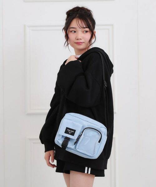 PINK-latte / ピンク ラテ ショルダーバッグ | Wポケカジュアルショルダー | 詳細5