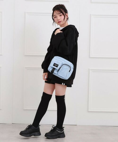 PINK-latte / ピンク ラテ ショルダーバッグ | Wポケカジュアルショルダー | 詳細6