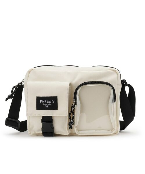 PINK-latte / ピンク ラテ ショルダーバッグ | Wポケカジュアルショルダー | 詳細9