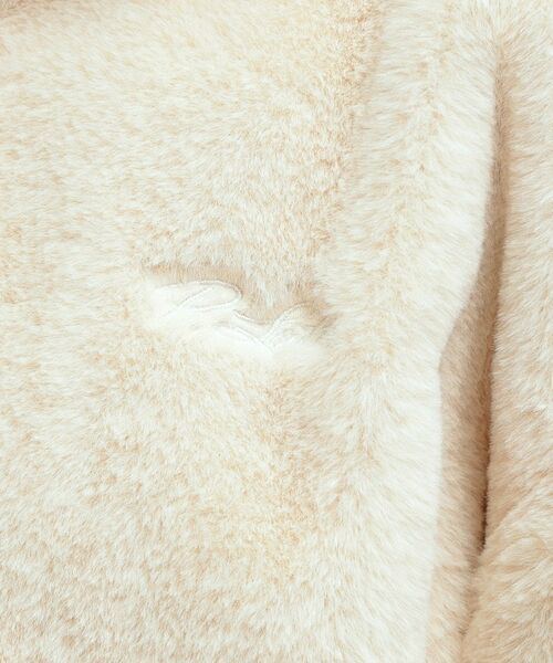 PINK-latte / ピンク ラテ レザーブルゾン・ジャケット | 耳付きフェイクファーブルゾン | 詳細13