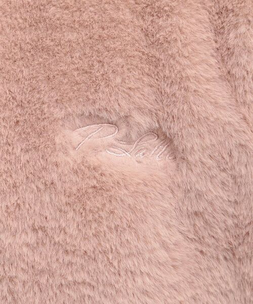 PINK-latte / ピンク ラテ レザーブルゾン・ジャケット | 耳付きフェイクファーブルゾン | 詳細21