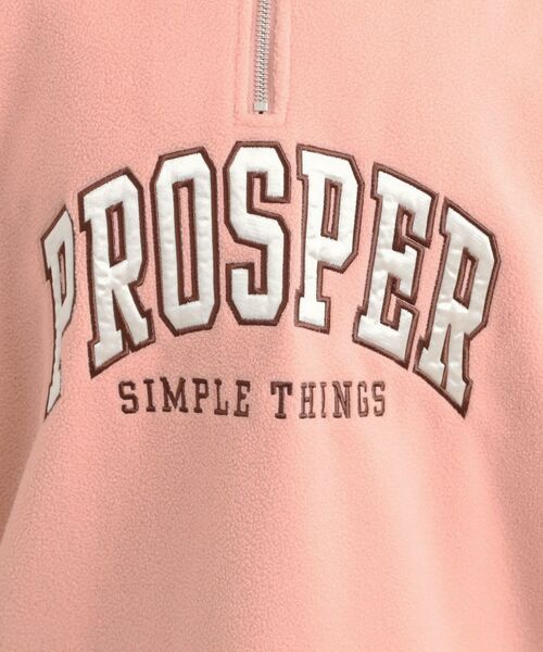 PINK-latte / ピンク ラテ スウェット | ハーフジップフリーストレーナー | 詳細14