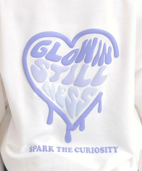 PINK-latte / ピンク ラテ スウェット | メルトハートビッグチュニックトレーナー | 詳細11