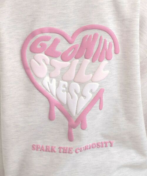 PINK-latte / ピンク ラテ スウェット | メルトハートビッグチュニックトレーナー | 詳細15