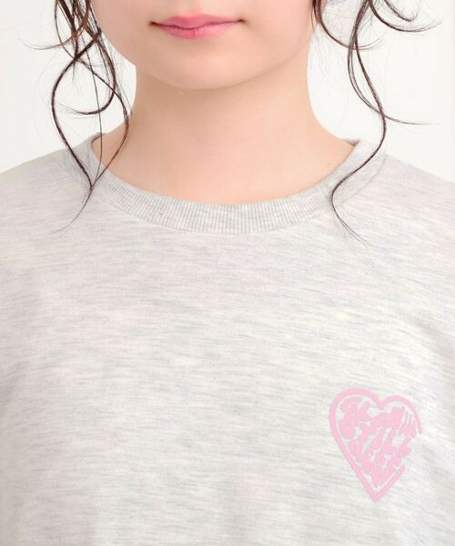 PINK-latte / ピンク ラテ スウェット | メルトハートビッグチュニックトレーナー | 詳細4