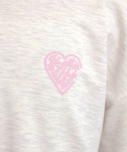 PINK-latte / ピンク ラテ スウェット | メルトハートビッグチュニックトレーナー | 詳細7