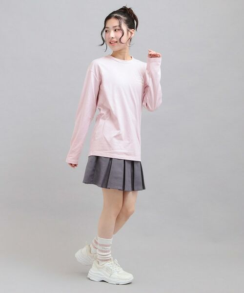 PINK-latte / ピンク ラテ Tシャツ | 発泡クリームくまちゃんロンT | 詳細18