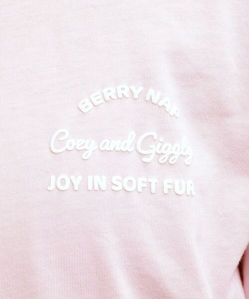 PINK-latte / ピンク ラテ Tシャツ | 発泡クリームくまちゃんロンT | 詳細19