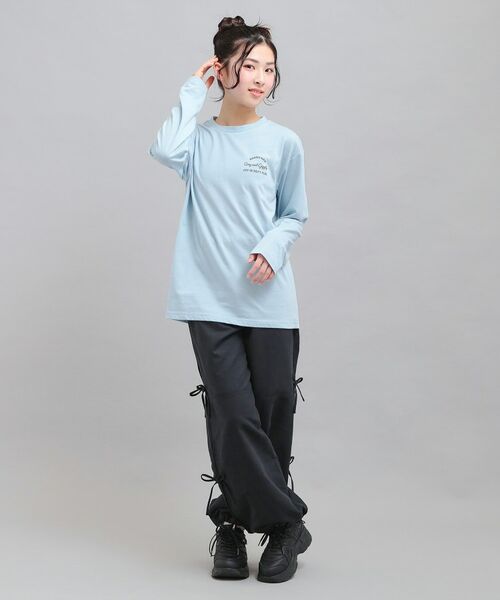 PINK-latte / ピンク ラテ Tシャツ | 発泡クリームくまちゃんロンT | 詳細22