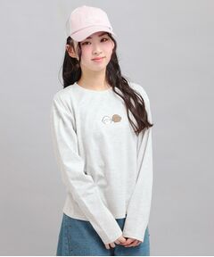 PINK-latte / ピンク ラテ Tシャツ | プチプラワンちゃんサガラロンT