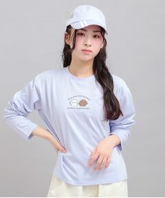 PINK-latte / ピンク ラテ Tシャツ | プチプラワンちゃんサガラロンT