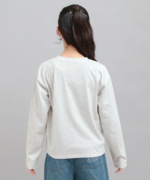 PINK-latte / ピンク ラテ Tシャツ | プチプラワンちゃんサガラロンT | 詳細3