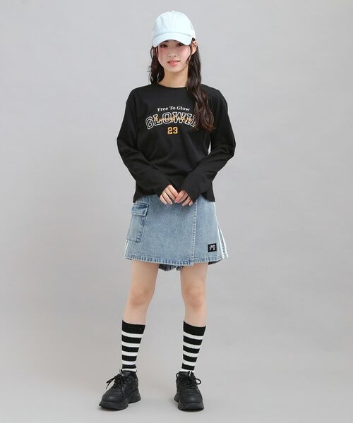 PINK-latte / ピンク ラテ Tシャツ | プチプラカレッジロゴT | 詳細17