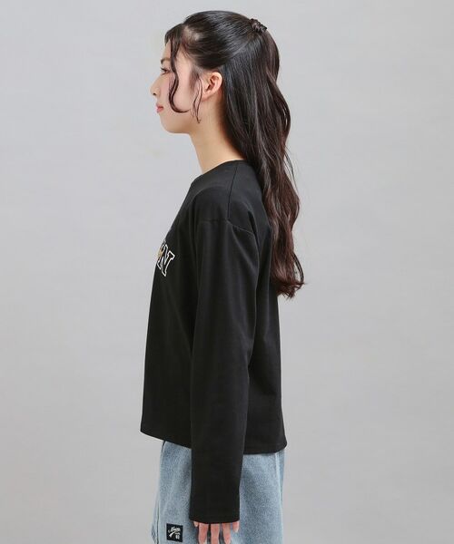 PINK-latte / ピンク ラテ Tシャツ | プチプラカレッジロゴT | 詳細2