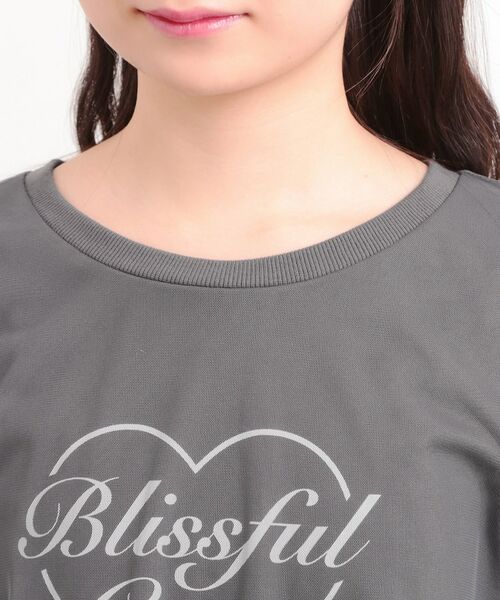 PINK-latte / ピンク ラテ スウェット | チュール重ねミニ裏毛トレーナー | 詳細4