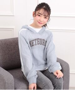 PINK-latte / ピンク ラテ その他トップス | 【セットアイテム】メッシュニットパーカー＋ロンT