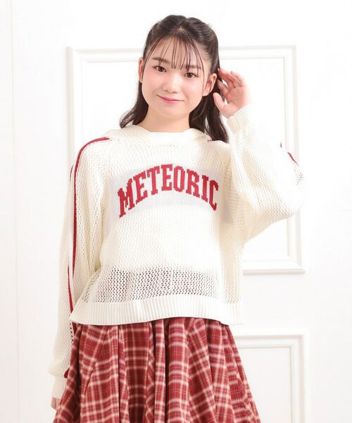 PINK-latte / ピンク ラテ その他トップス | 【セットアイテム】メッシュニットパーカー+ロンT | 詳細16