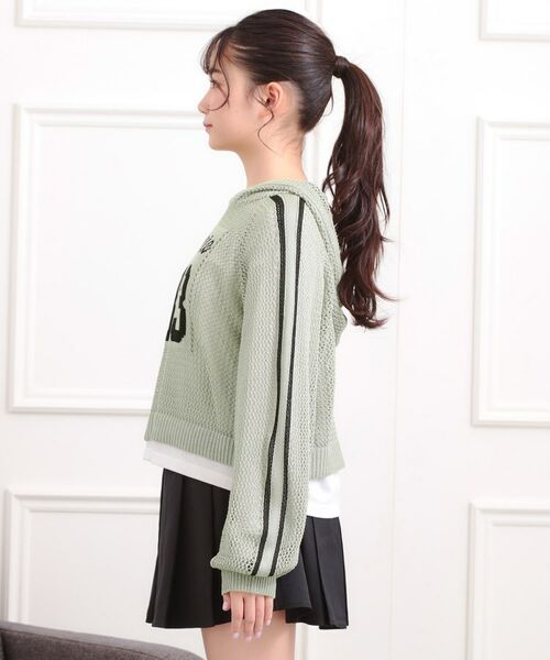 PINK-latte / ピンク ラテ その他トップス | 【セットアイテム】メッシュニットパーカー+ロンT | 詳細2