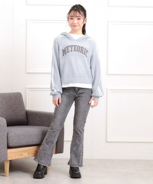 PINK-latte / ピンク ラテ その他トップス | 【セットアイテム】メッシュニットパーカー+ロンT | 詳細24